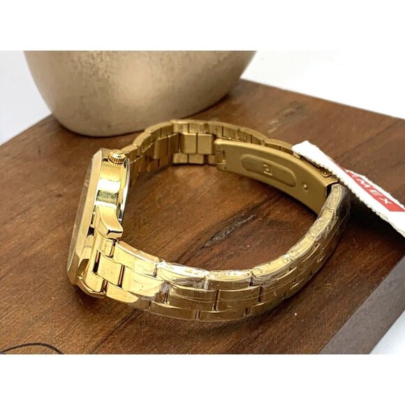 Timex Women's Watch TW2V36000 Quartz Gold Tone Stainless Steel 32mm - Picture 8 of 13